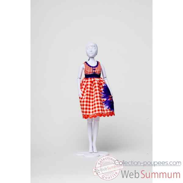 Audrey cornflower Dress Your Doll -S412-0301