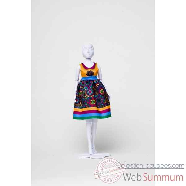 Audrey flower power Dress Your Doll -S412-0302