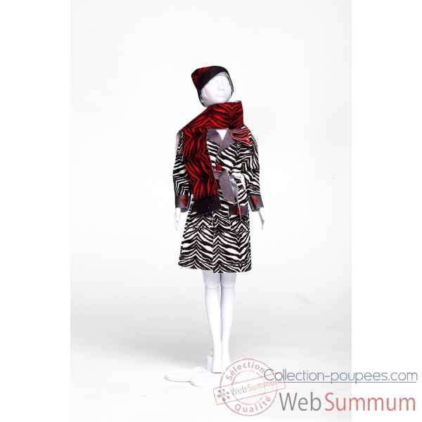 Judy zebra Dress Your Doll -S213-0606