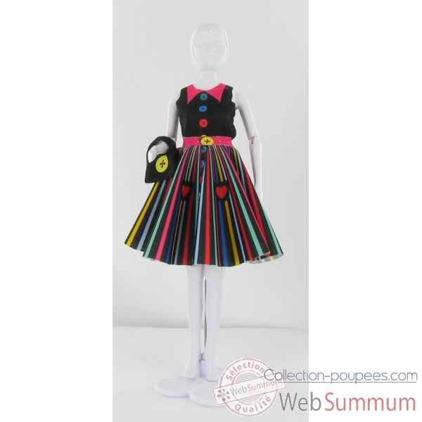 Peggy rainbow Dress Your Doll -S311-0308