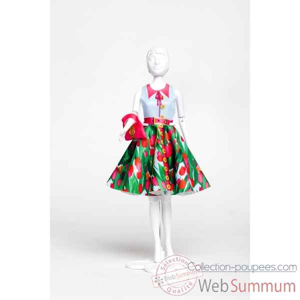 Peggy tulip Dress Your Doll -S313-0309