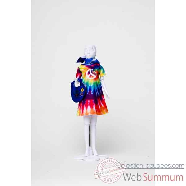 Twiggy hippy Dress Your Doll -S212-0309