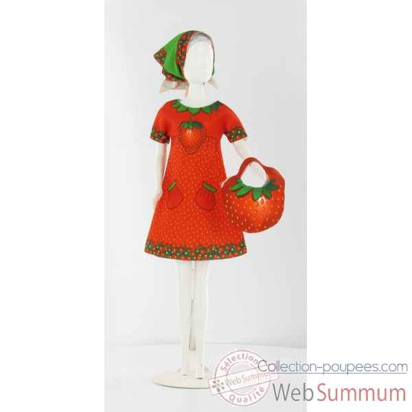 Twiggy strawberry Dress Your Doll -S210-0306