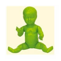Tirelire bébé Petit Collin - 25 cm - Vert - 800252