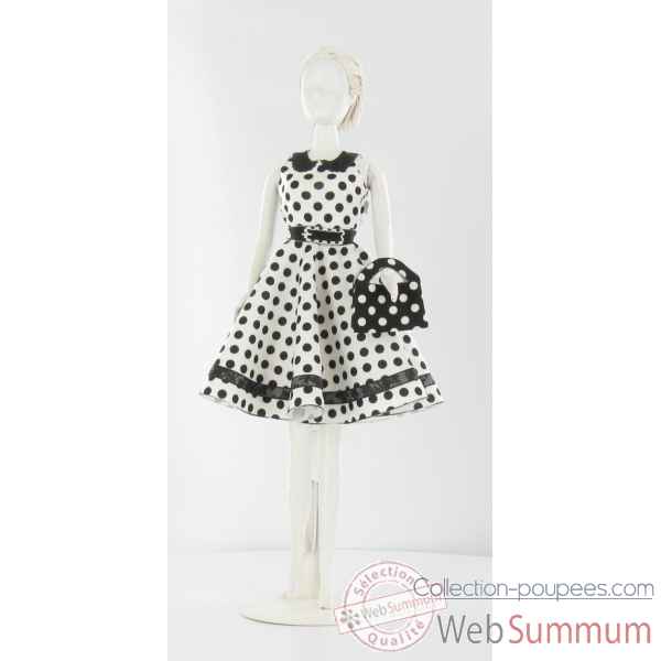 Peggy dots Dress Your Doll -S310-0302