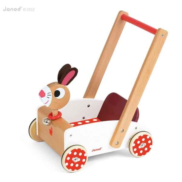 Chariot crazy rabbit Janod -J05997