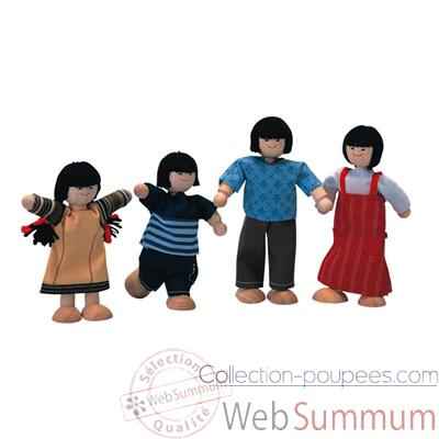 Video Famille asiatique en bois - Plan Toys 7417