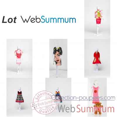 Promotion Art creatif, coudre habits pour poupee mannequin -LWS-256