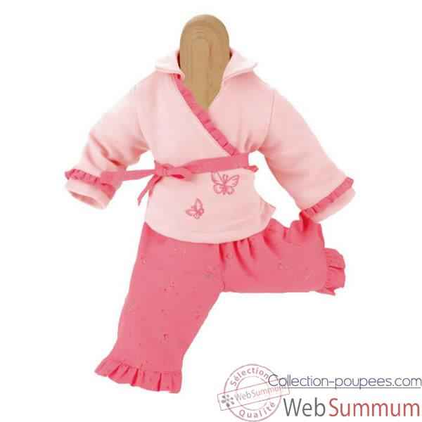 Kathe Kruse® - Vetement rose pour poupée bébé de 22 à 25 cm - 33869